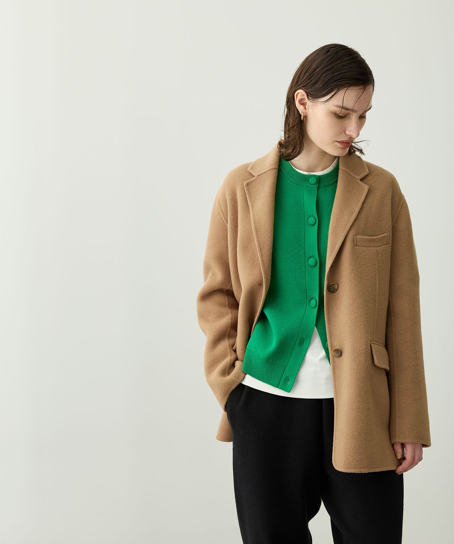 [購入]ウールメルトンリバージャケット