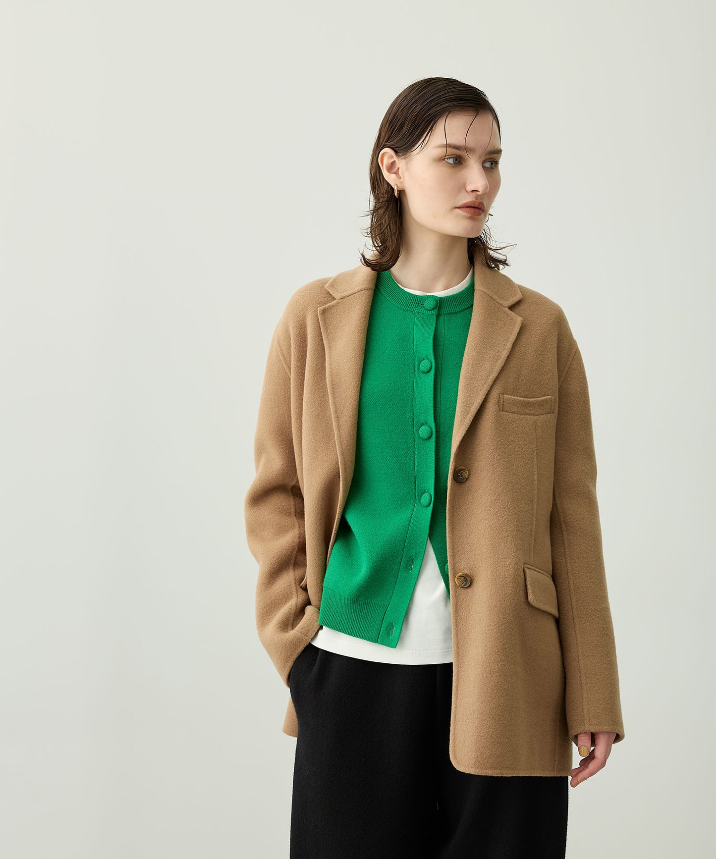 [購入]ウールメルトンリバージャケット