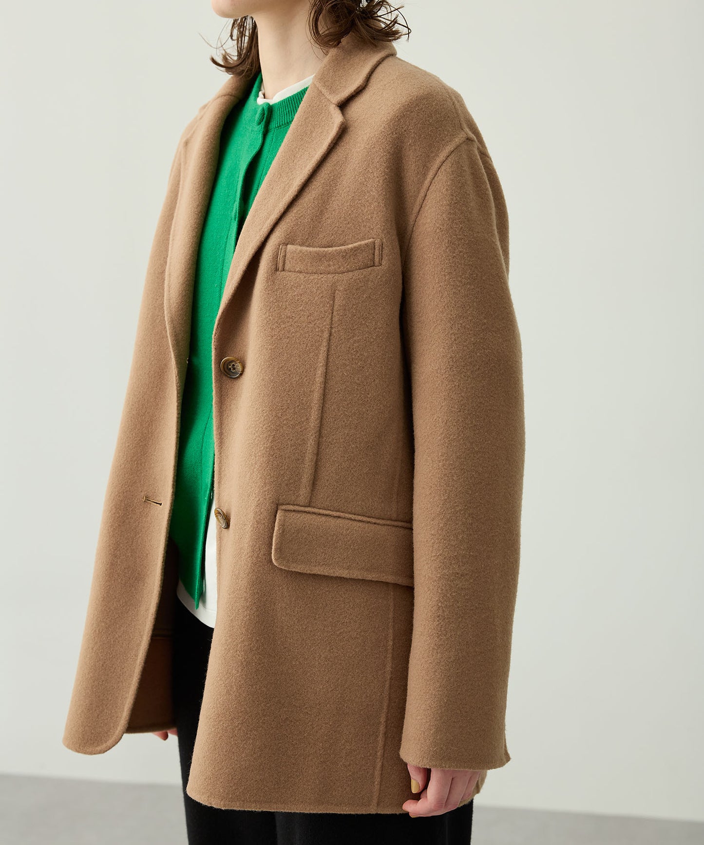 [購入]ウールメルトンリバージャケット