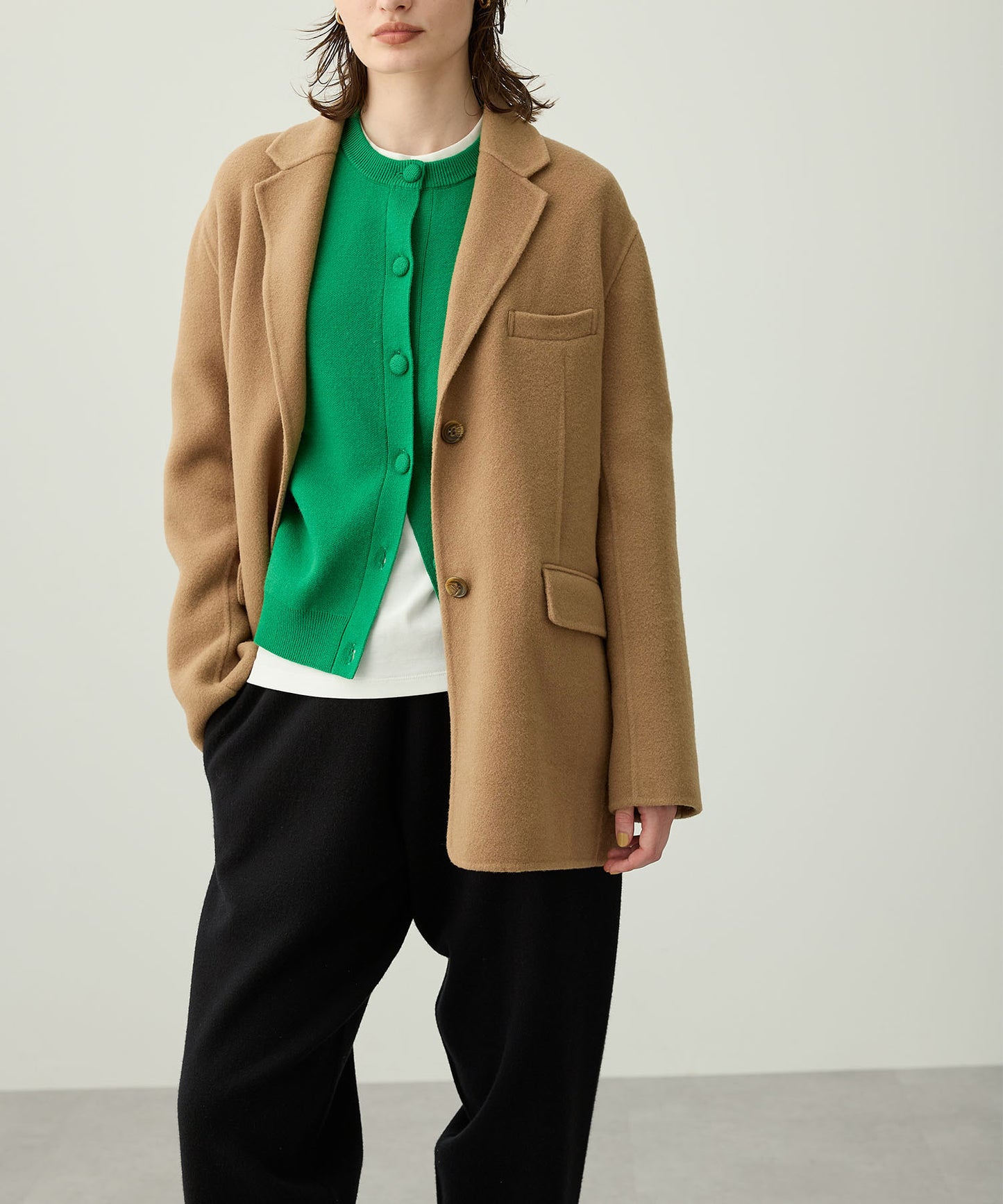 [購入]ウールメルトンリバージャケット