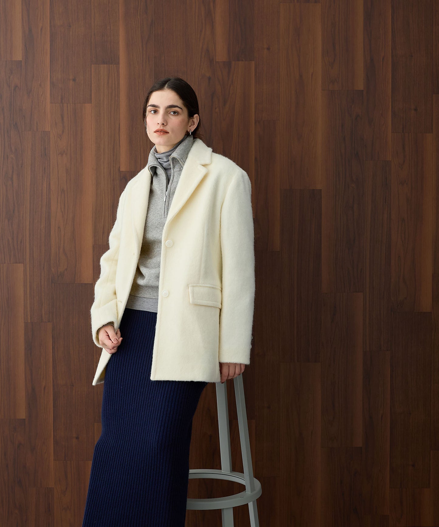 [購入]シャギージャケットコート