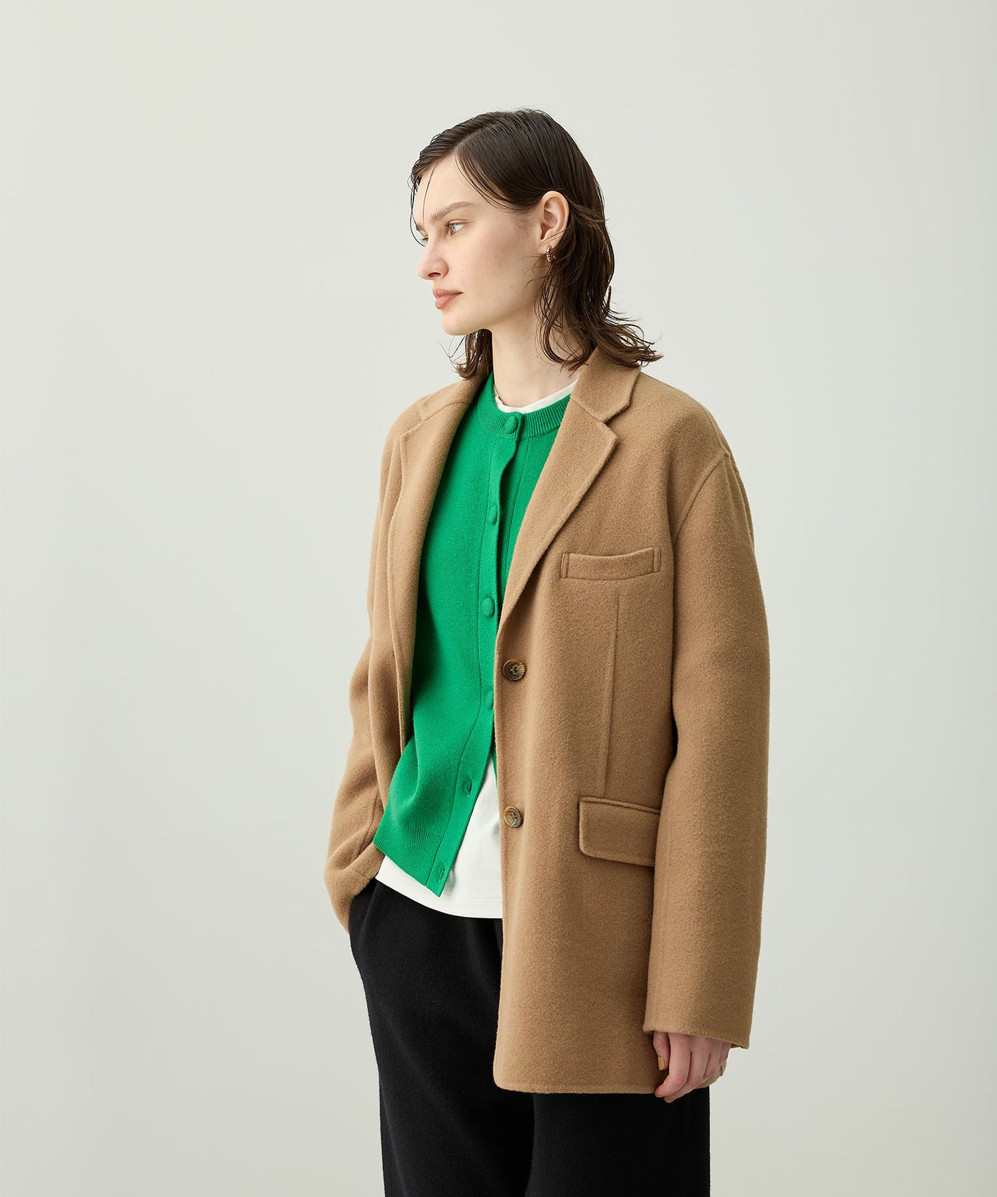 [購入]ウールメルトンリバージャケット