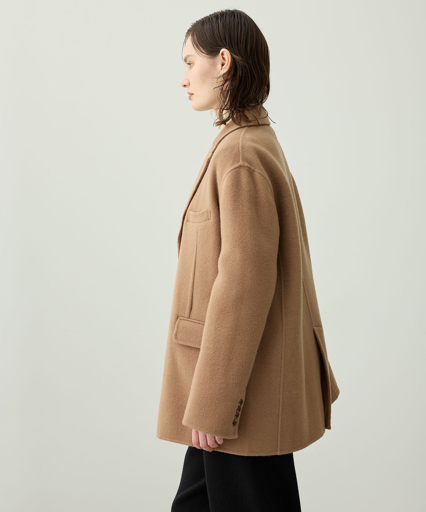 [購入]ウールメルトンリバージャケット