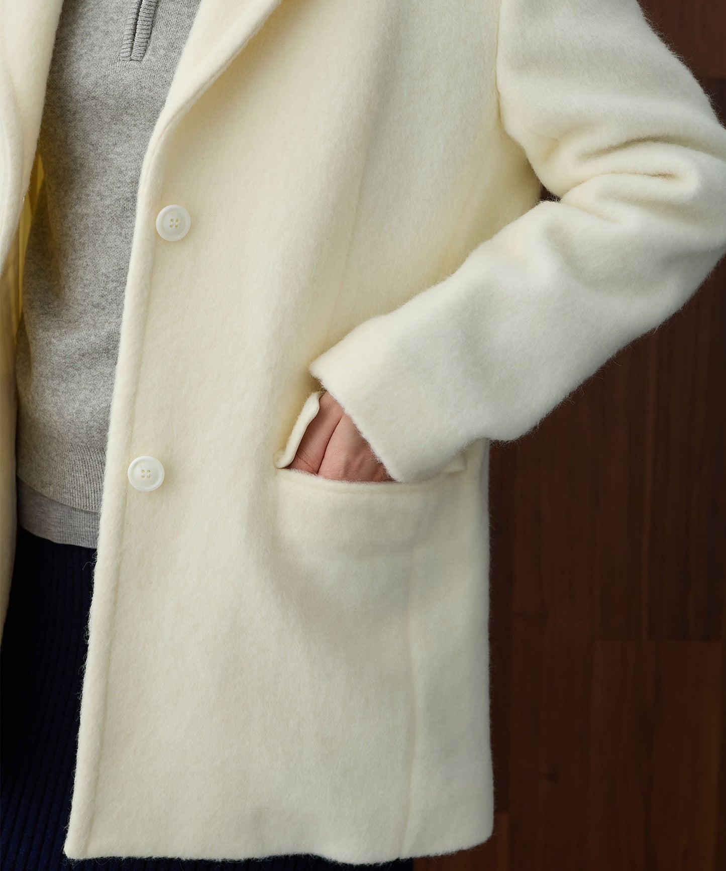 [購入]シャギージャケットコート