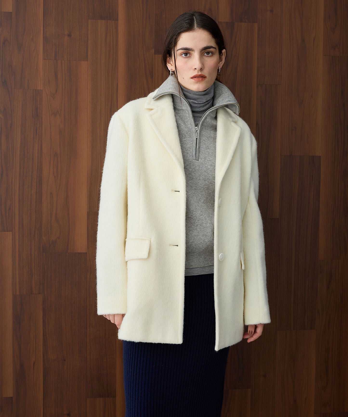 [購入]シャギージャケットコート