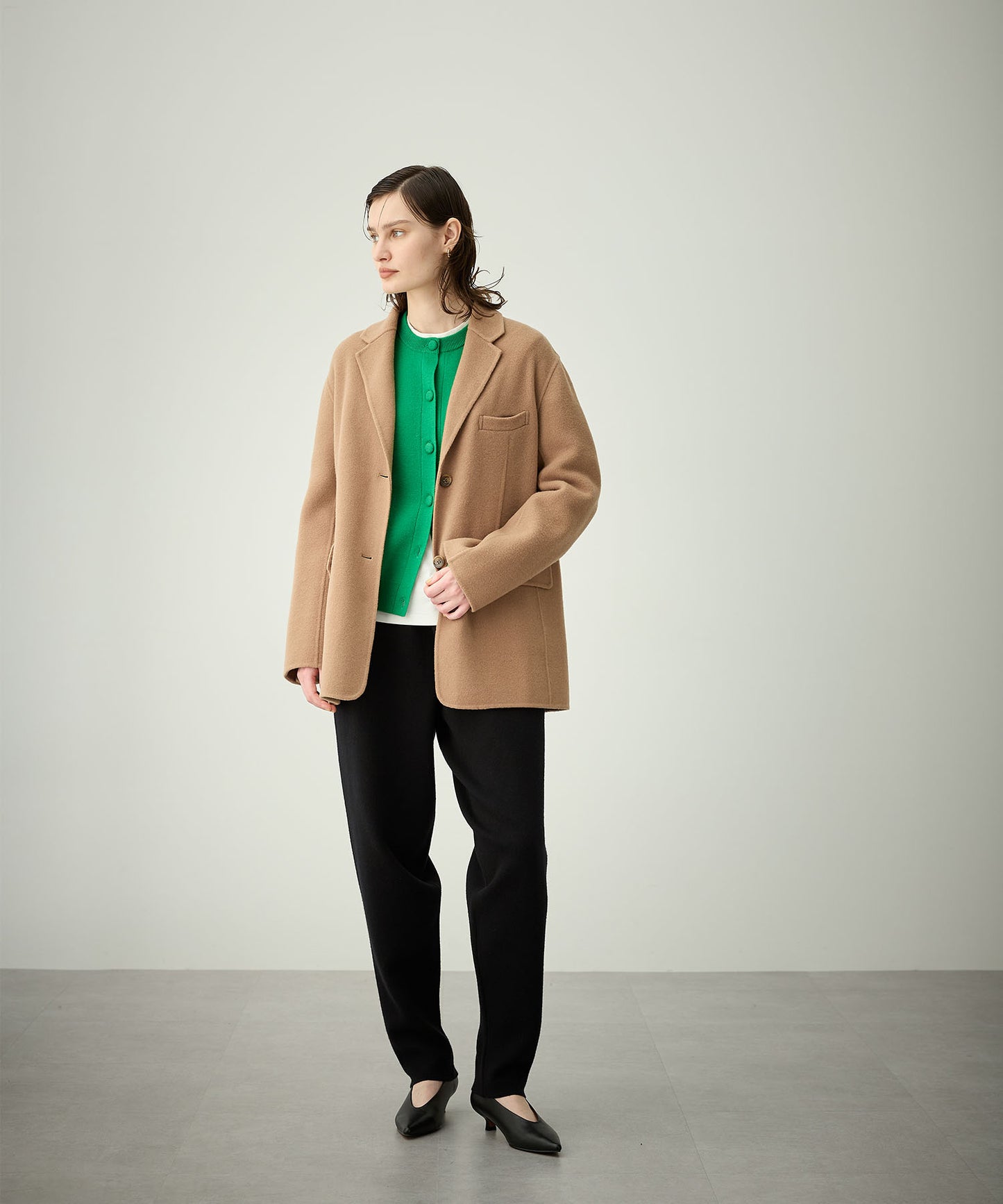 [購入]ウールメルトンリバージャケット