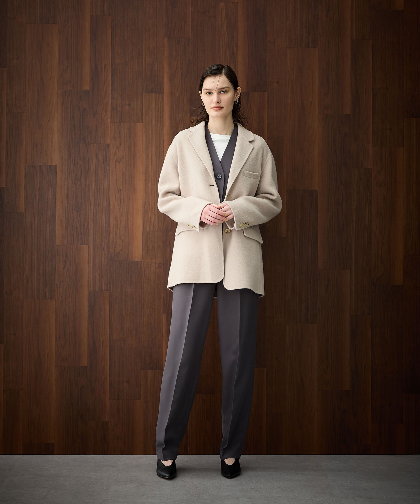 [購入]ウールメルトンリバージャケット