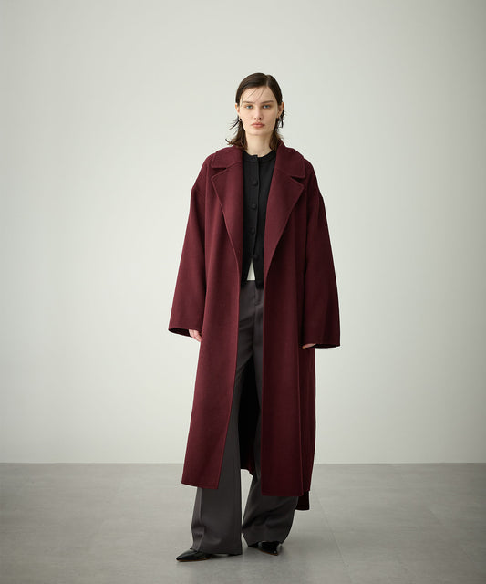 [購入]ウールメルトンロングリバーコート