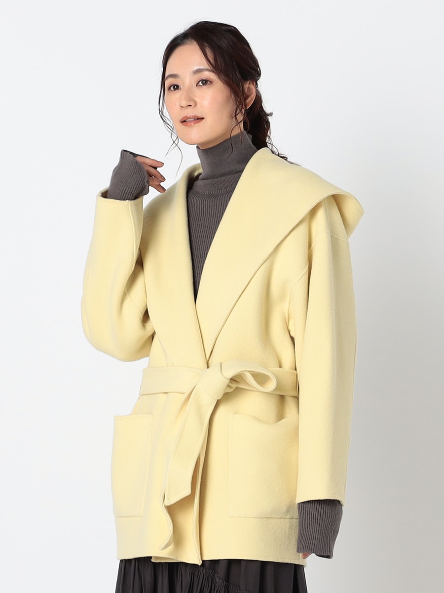 [購入]アンチマイクロバイアル リバー フーデット ショートコート