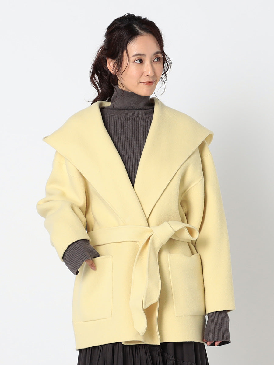 [購入]アンチマイクロバイアル リバー フーデット ショートコート