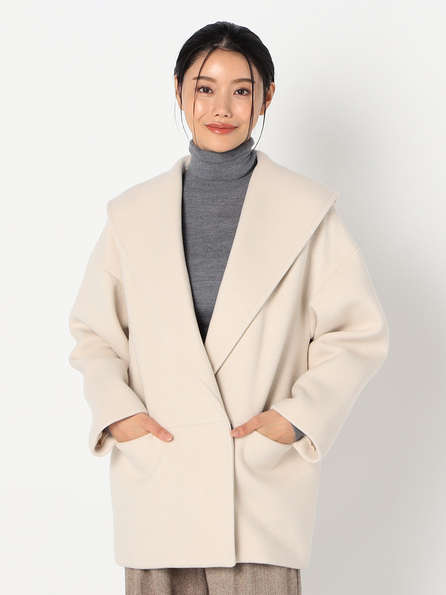 [購入]【撥水】プルーフメルトン ビッグカラー コート