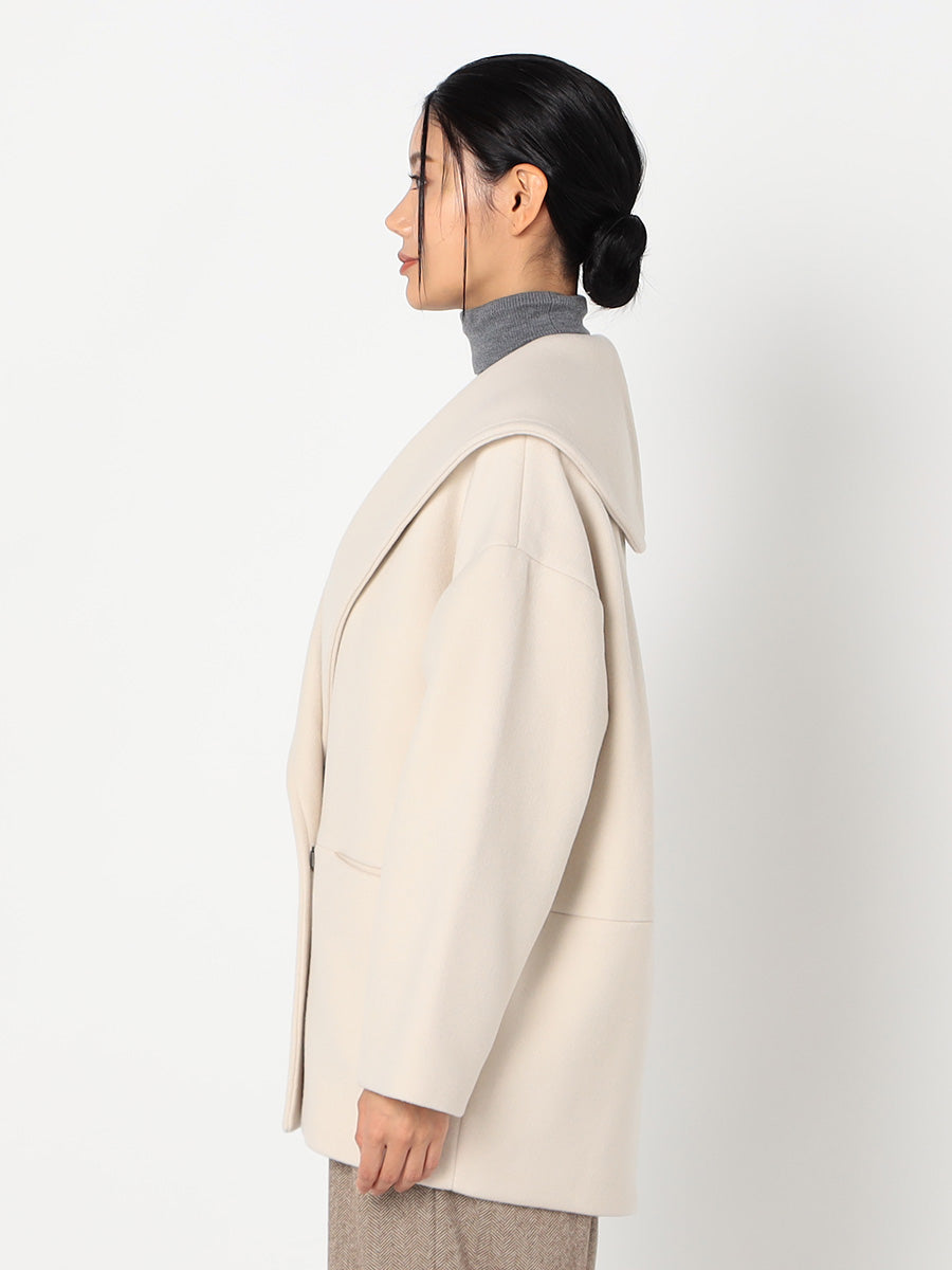 [購入]【撥水】プルーフメルトン ビッグカラー コート