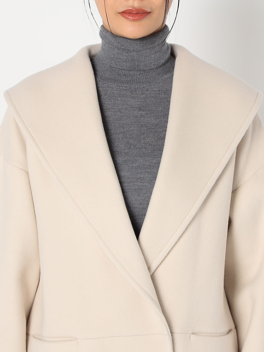 [購入]【撥水】プルーフメルトン ビッグカラー コート