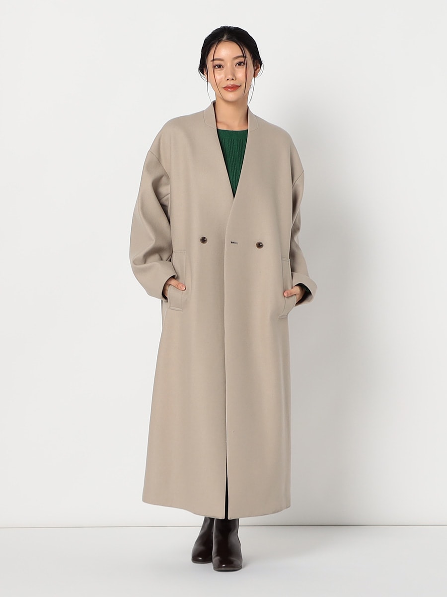 【 uncrave 】ウールボンディングロングコート