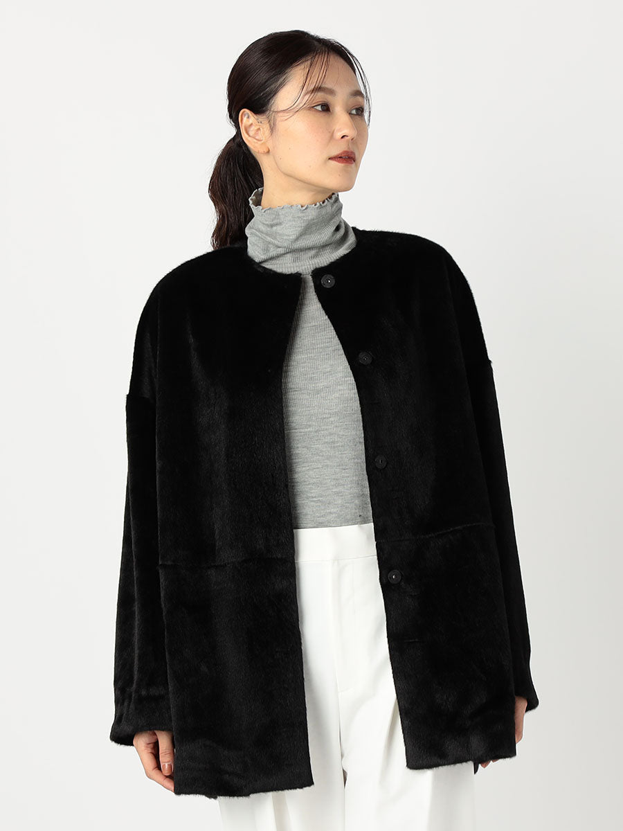 [購入]エコファーハーフコート