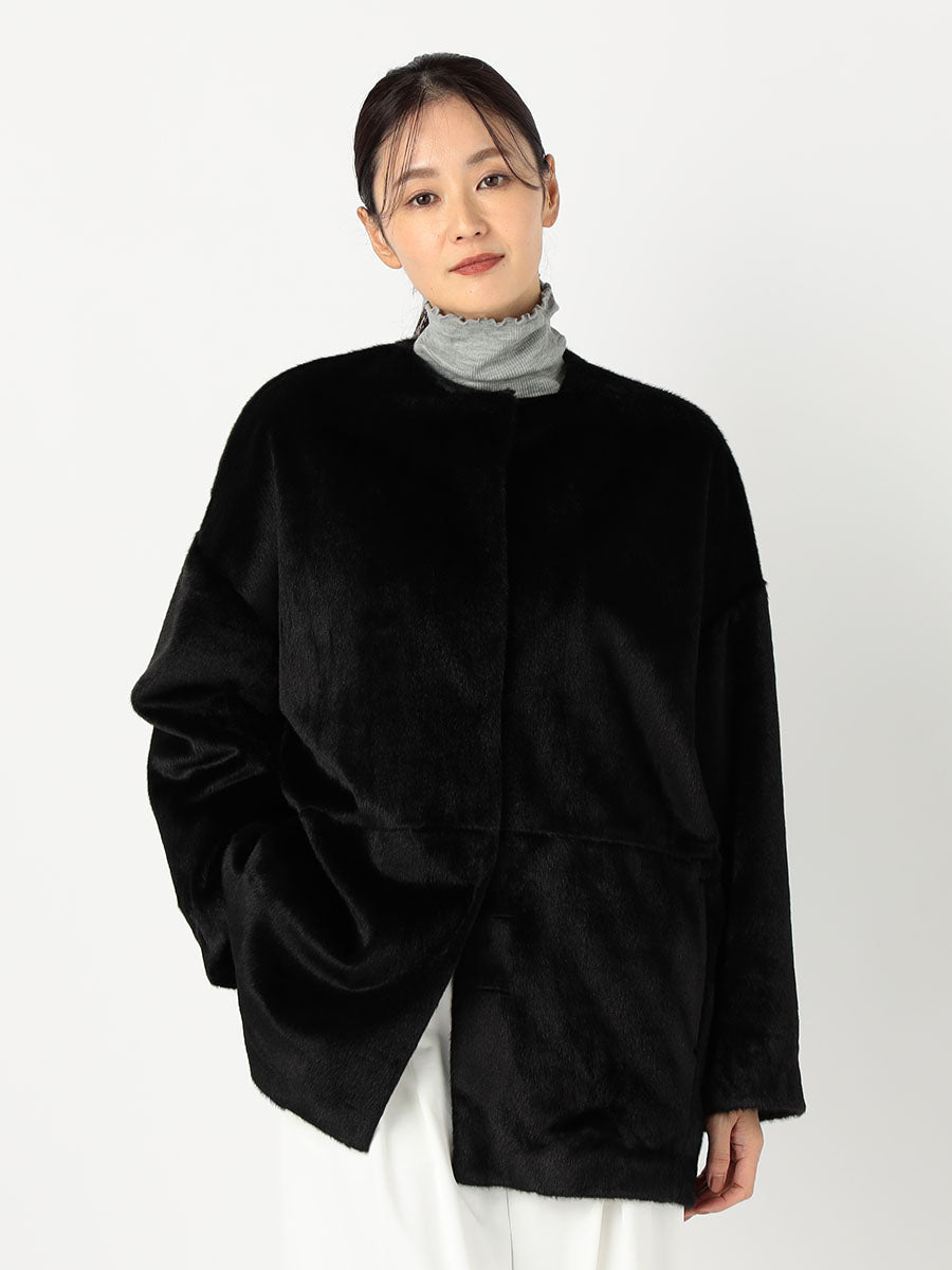 [購入]エコファーハーフコート