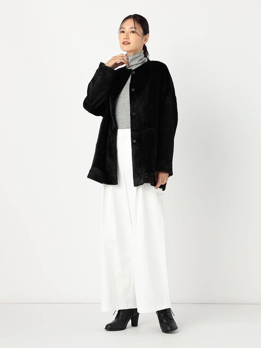 [購入]エコファーハーフコート