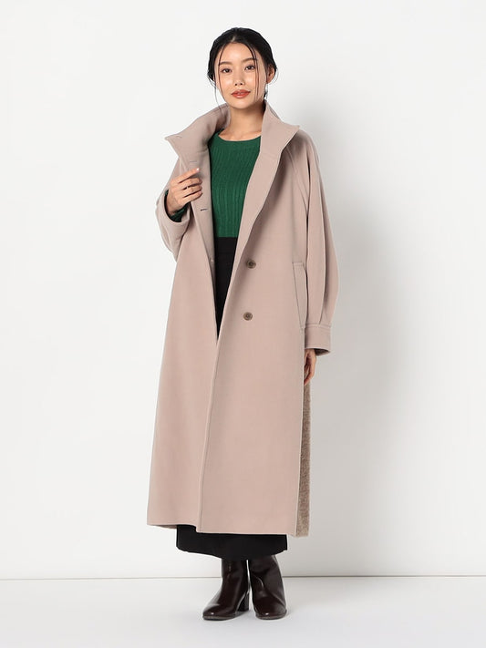 【 RAW FUDGE 】バック切替スタンドコート