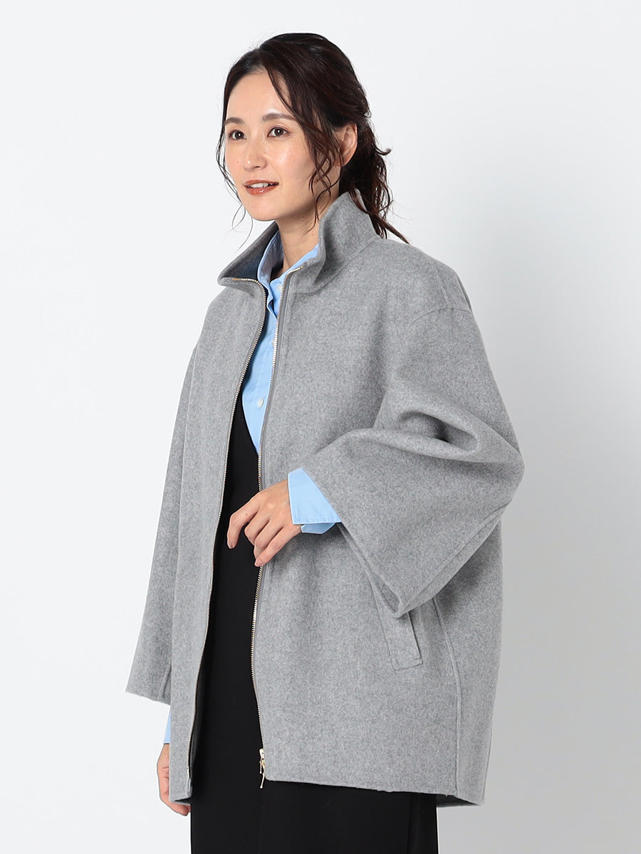 [購入]ウールリバー スタンドカラーコート