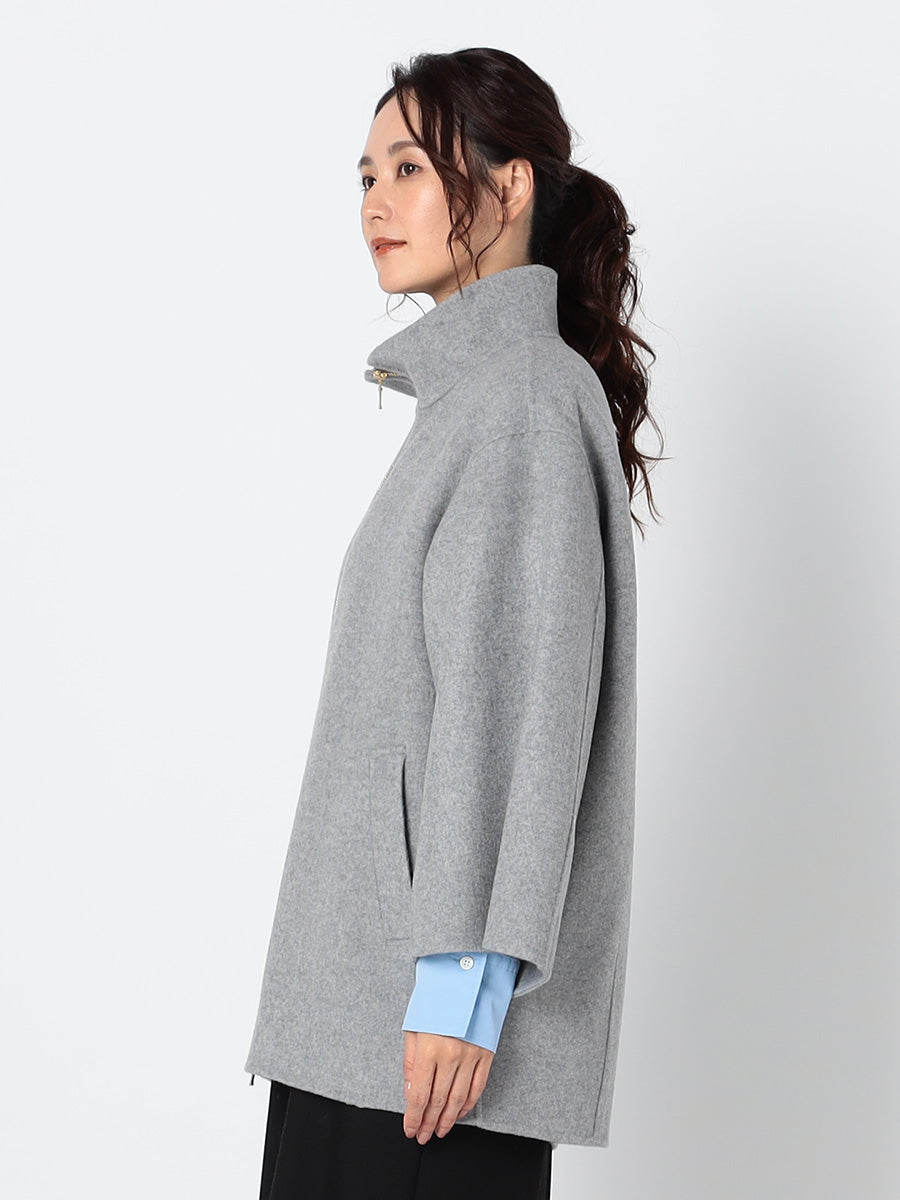 [購入]ウールリバー スタンドカラーコート