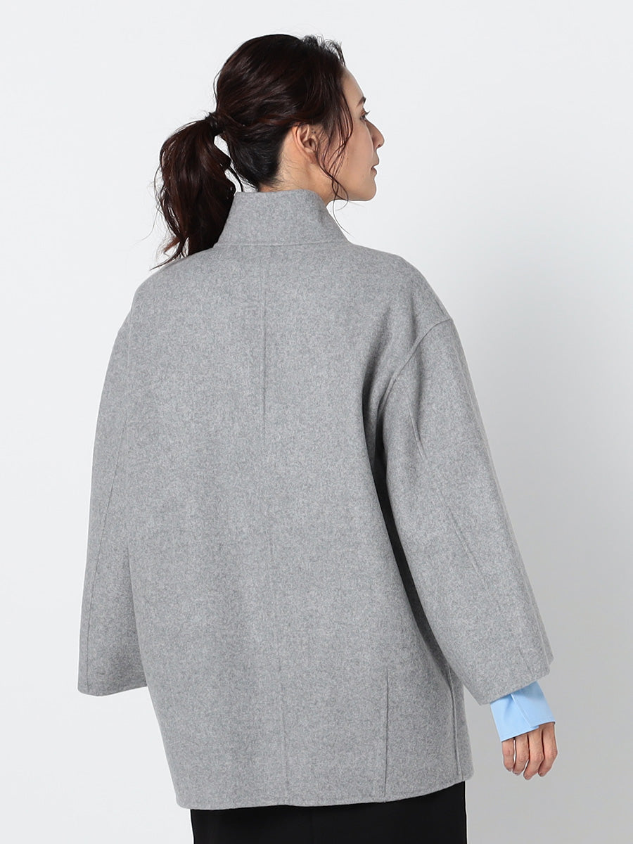[購入]ウールリバー スタンドカラーコート