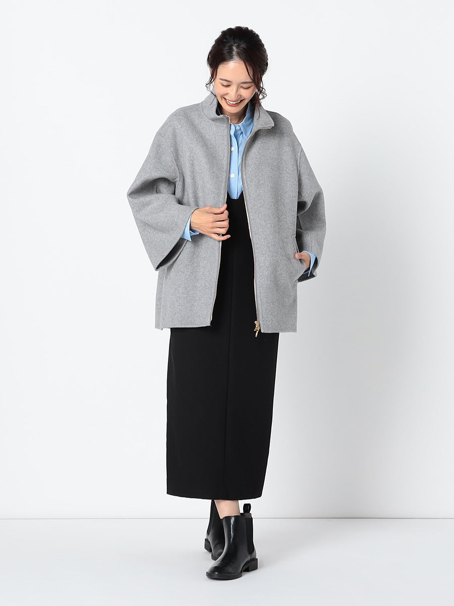 [購入]ウールリバー スタンドカラーコート