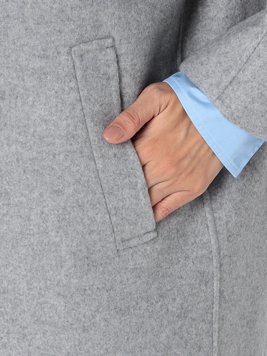 [購入]ウールリバー スタンドカラーコート