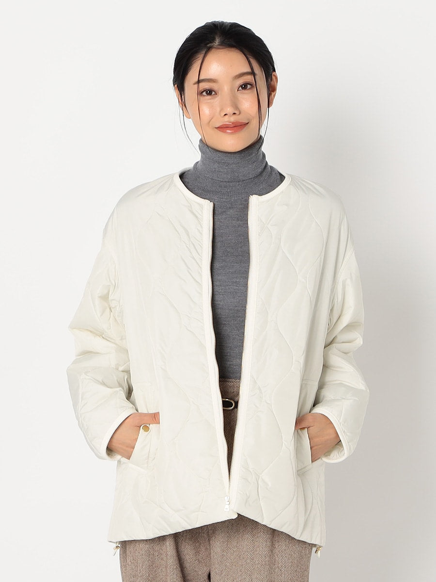 【 23区 】【洗える/撥水加工】中綿 パディング アウター