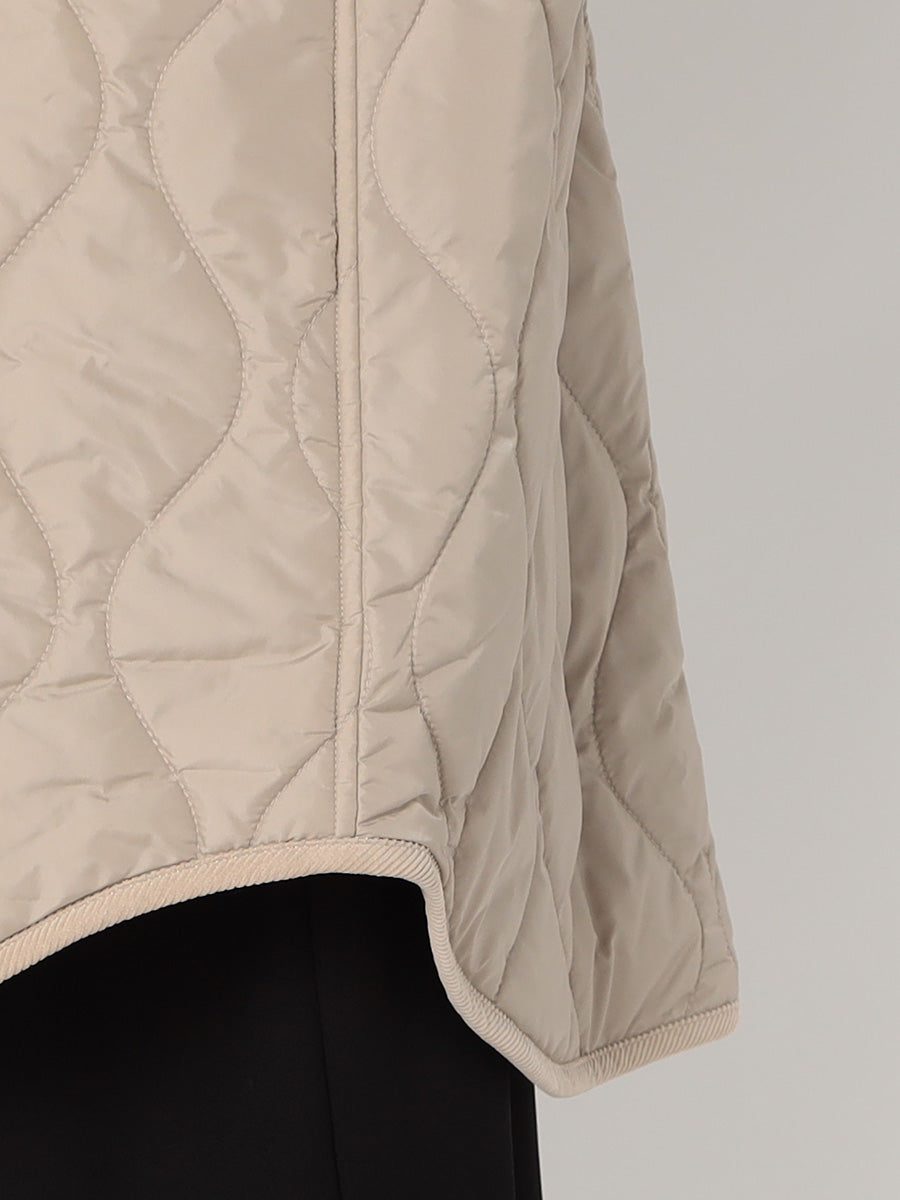 [購入]【洗える/撥水加工】中綿 ロング パディング アウター