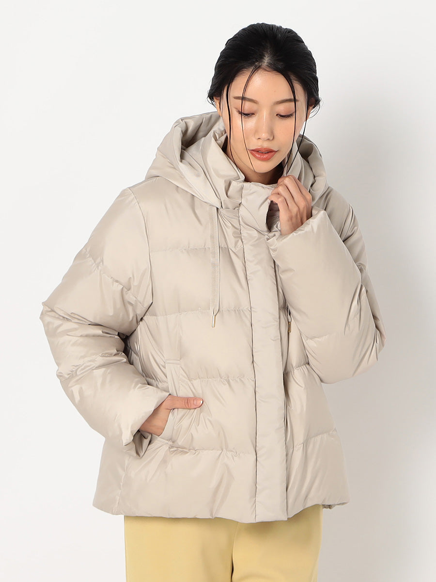 [購入]【洗える/撥水】シレータフタ コンパクト ダウンコート