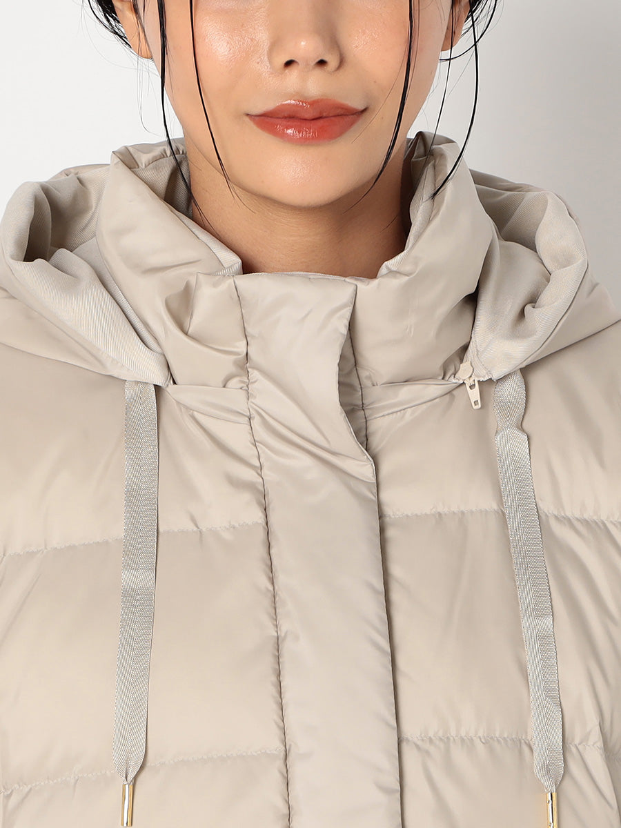 [購入]【洗える/撥水】シレータフタ コンパクト ダウンコート