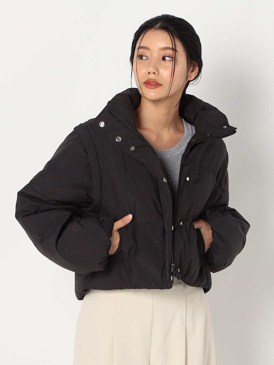 【 NATURAL BEAUTY BASIC 】２ＷＡＹショートダウン (カナダダウン使用)