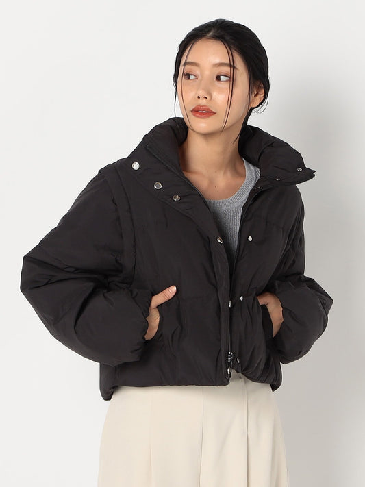 【 NATURAL BEAUTY BASIC 】２ＷＡＹショートダウン (カナダダウン使用)