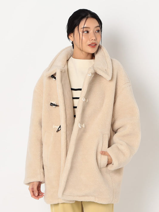 【 COEL 】ボアダッフルミディコート