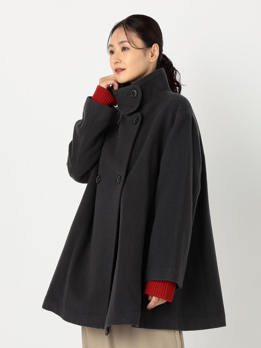 [購入]スタンドネックミドルコート