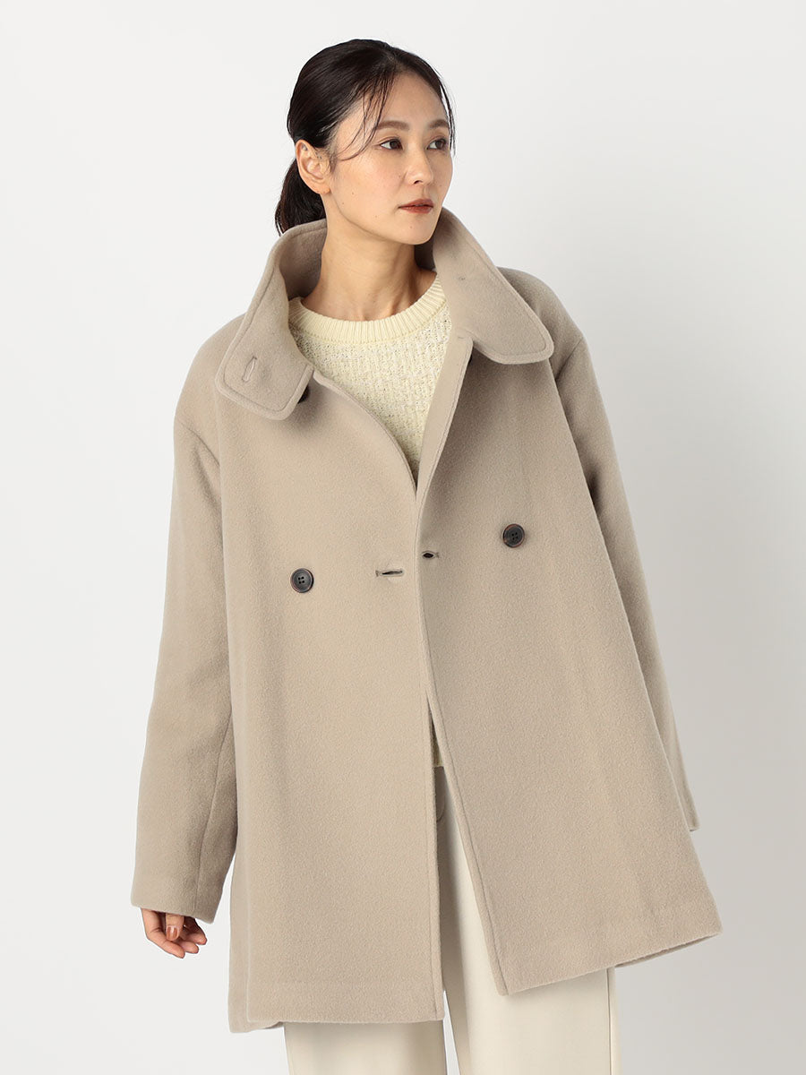 [購入]スタンドネックミドルコート