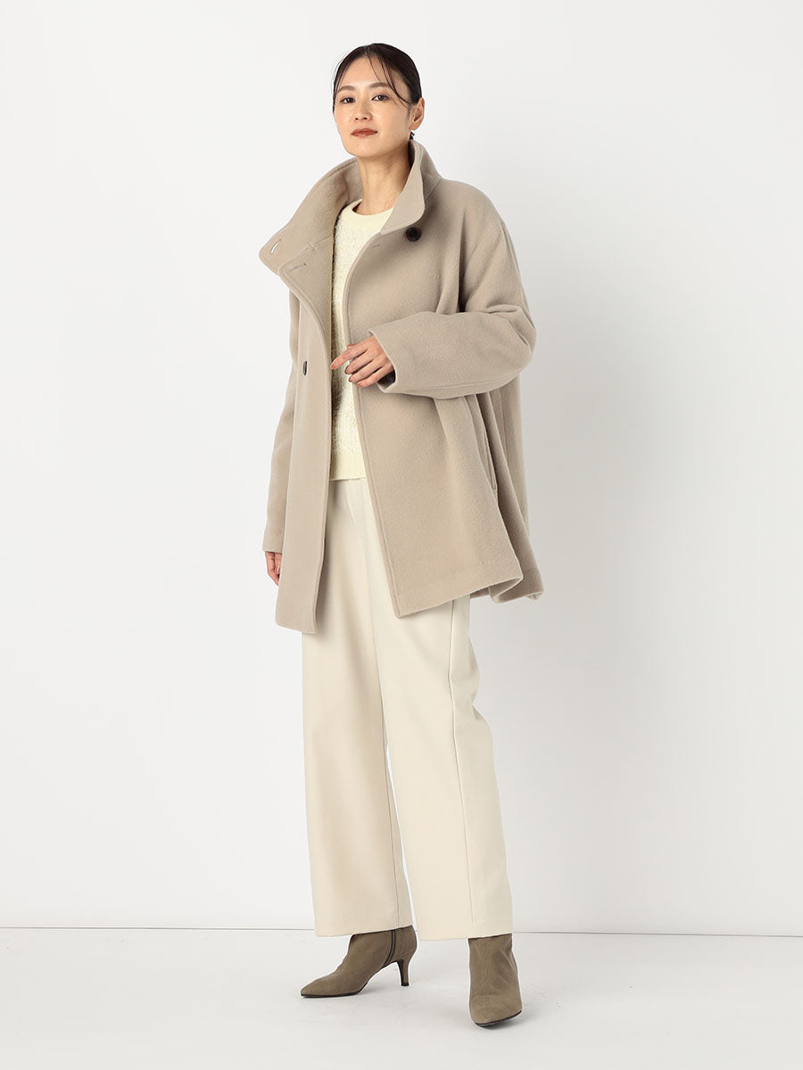[購入]スタンドネックミドルコート