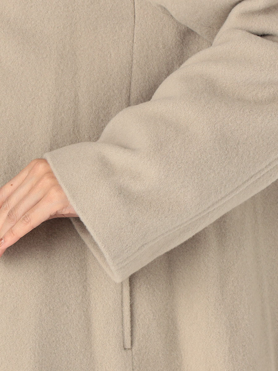 [購入]スタンドネックミドルコート