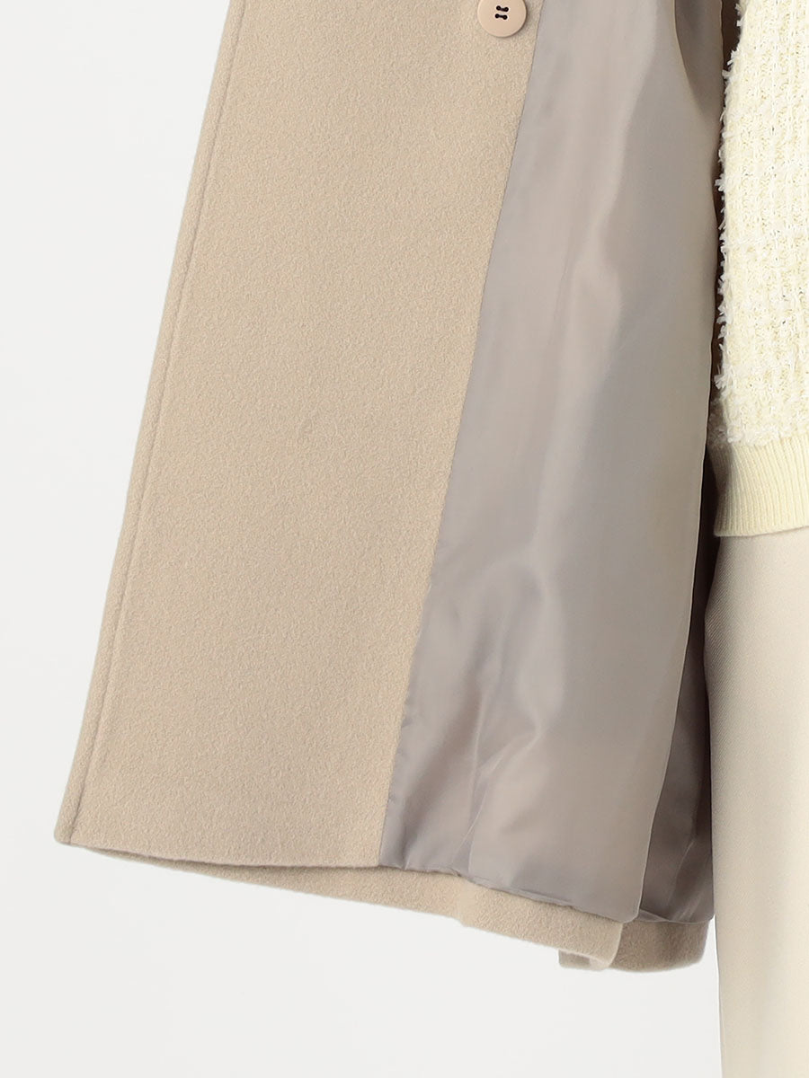 [購入]スタンドネックミドルコート