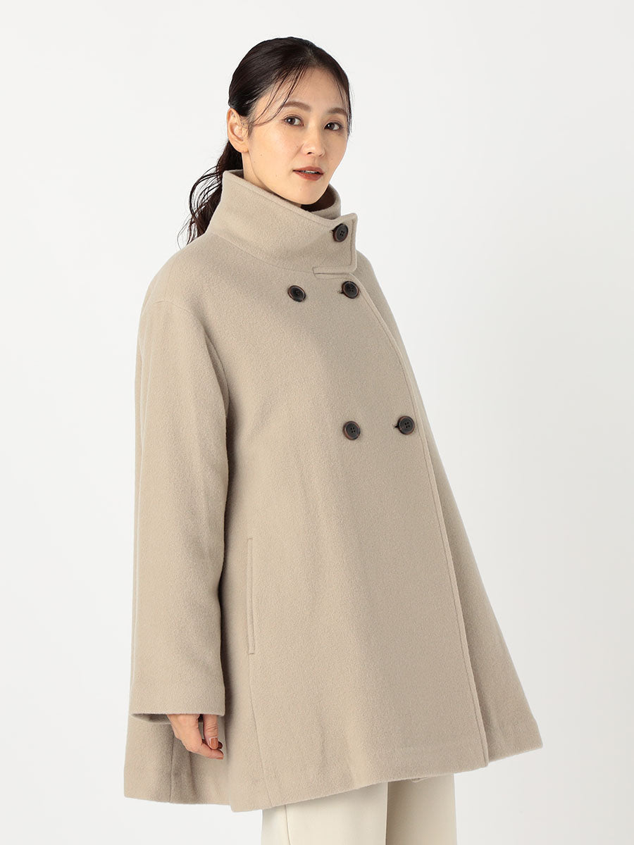 [購入]スタンドネックミドルコート