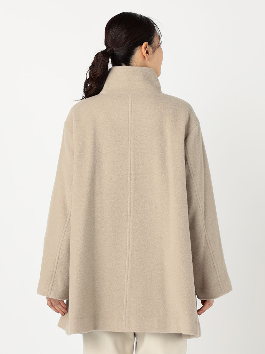[購入]スタンドネックミドルコート