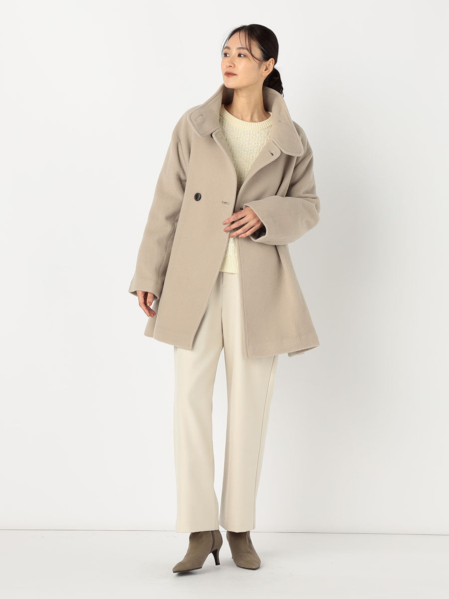 [購入]スタンドネックミドルコート