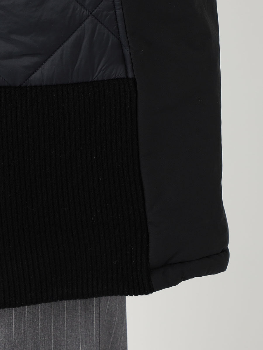 [購入]ナイロンキルティングロングコート