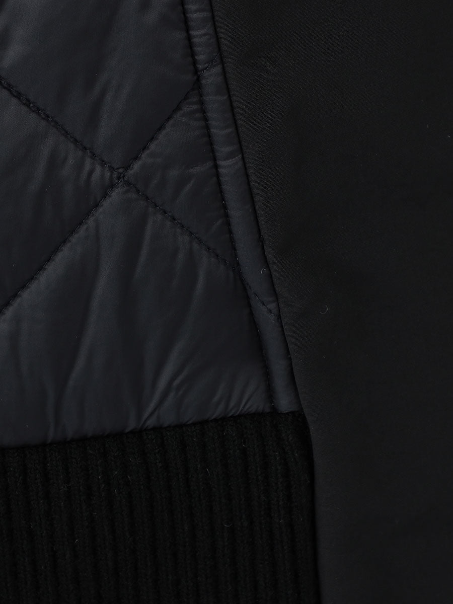 [購入]ナイロンキルティングロングコート