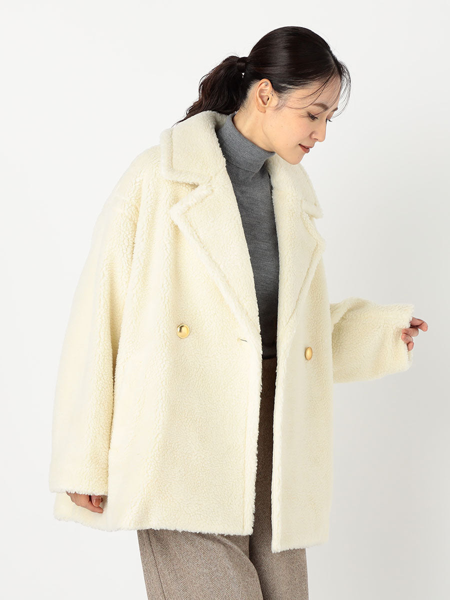 [購入]ミドル丈ボアPコート