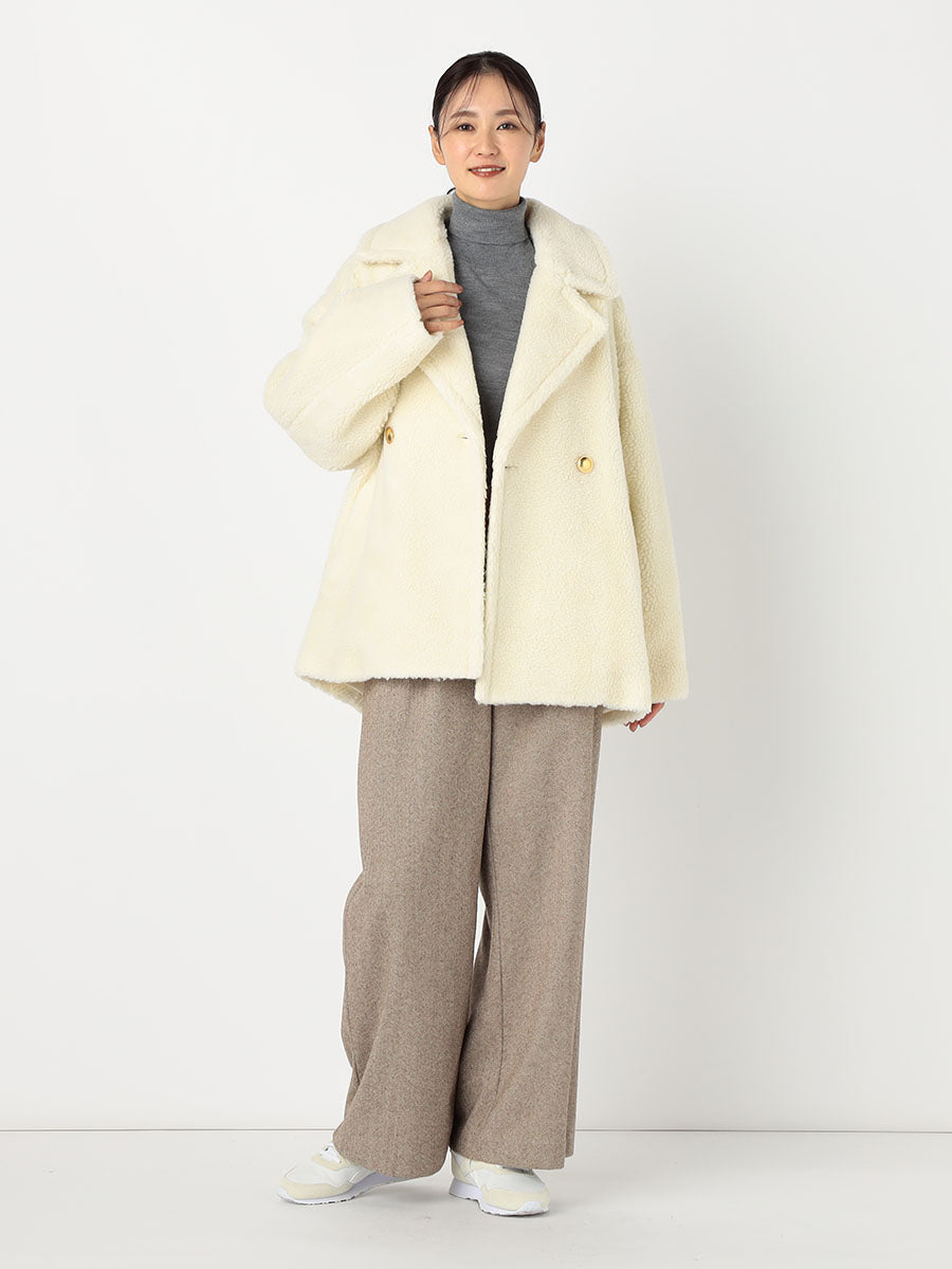 [購入]ミドル丈ボアPコート