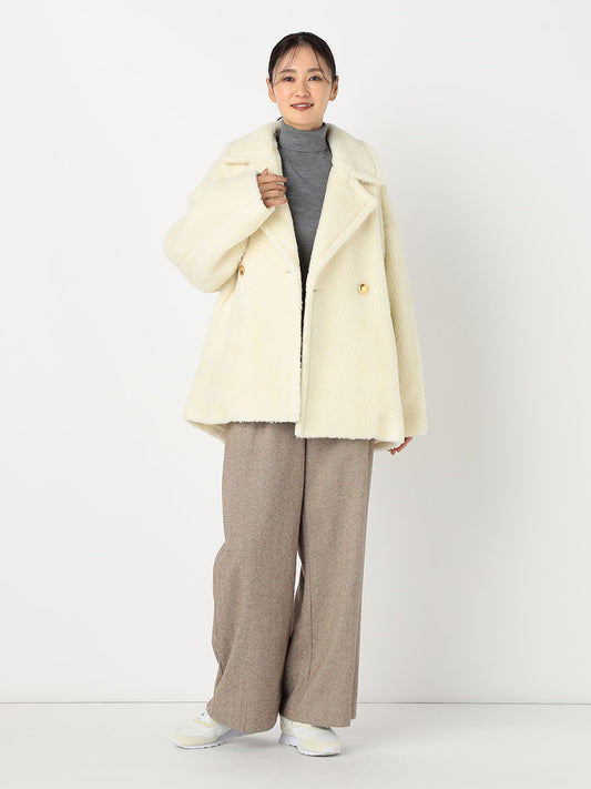 [購入]ミドル丈ボアPコート