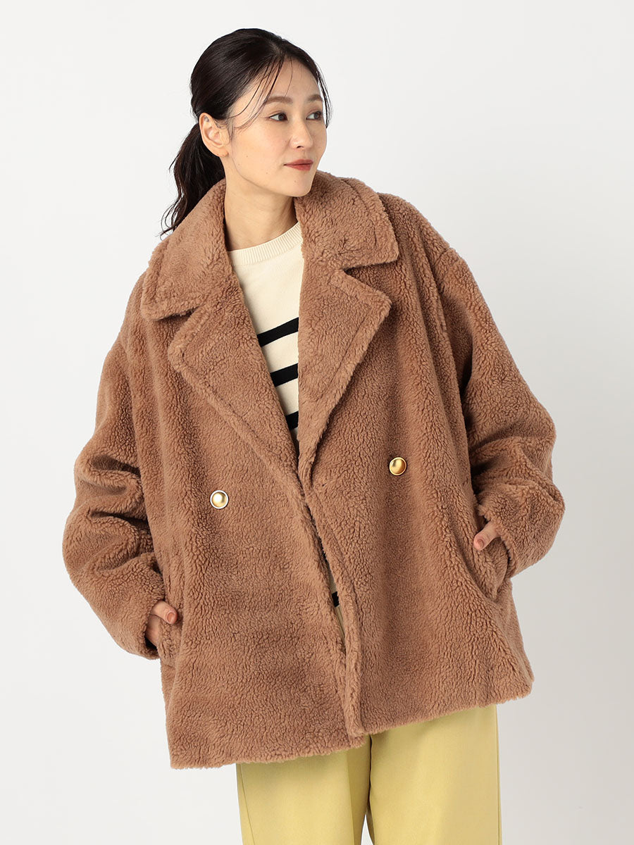 [購入]ミドル丈ボアPコート