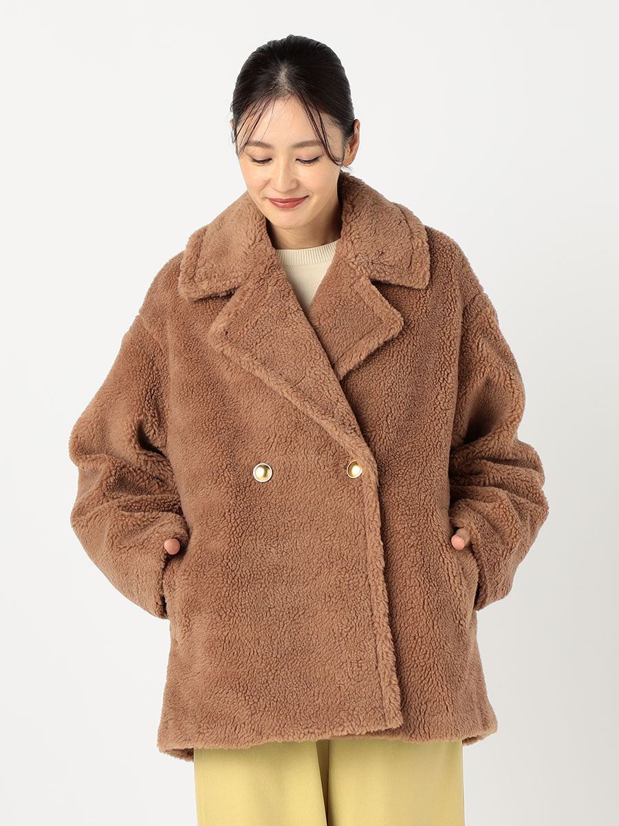 [購入]ミドル丈ボアPコート