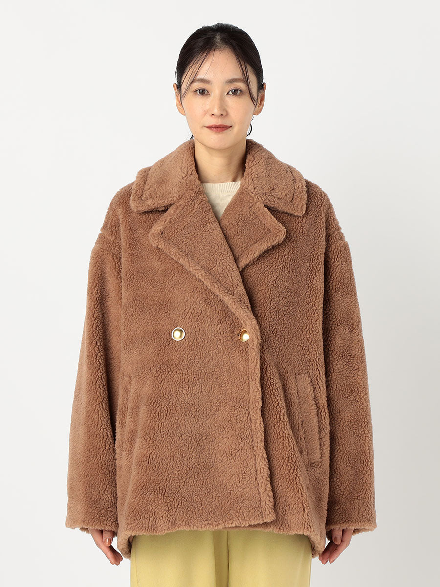 [購入]ミドル丈ボアPコート